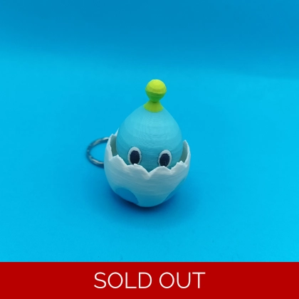 Normal Chao Peek-A-Boo keyring fidget clicker